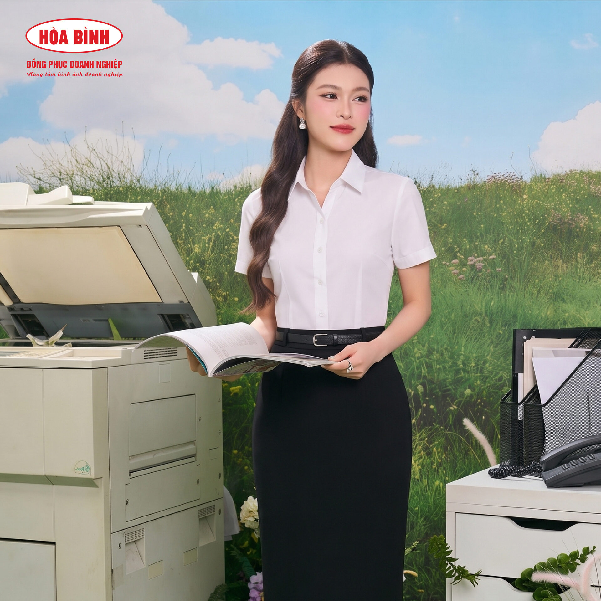 Áo sơ mi nam công sở – Vải Kate Mỹ - ảnh 2