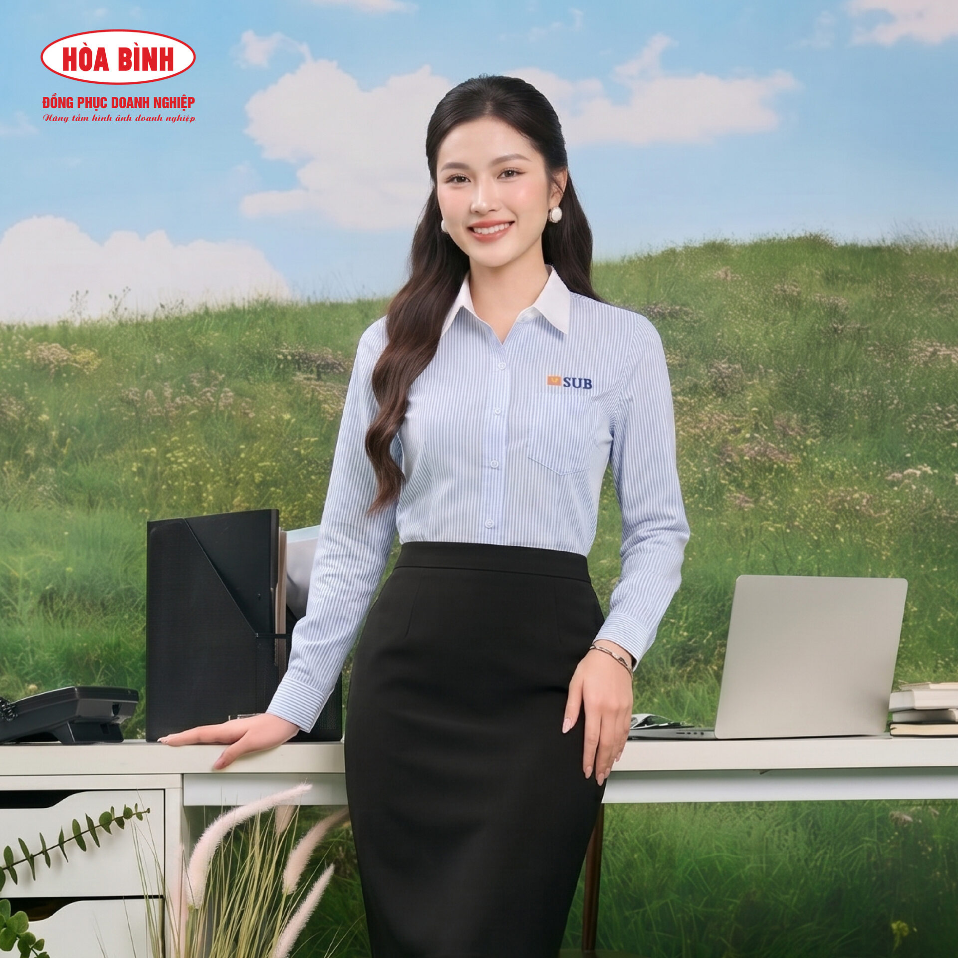 Áo sơ mi nam công sở – Vải Kate Mỹ - ảnh 3